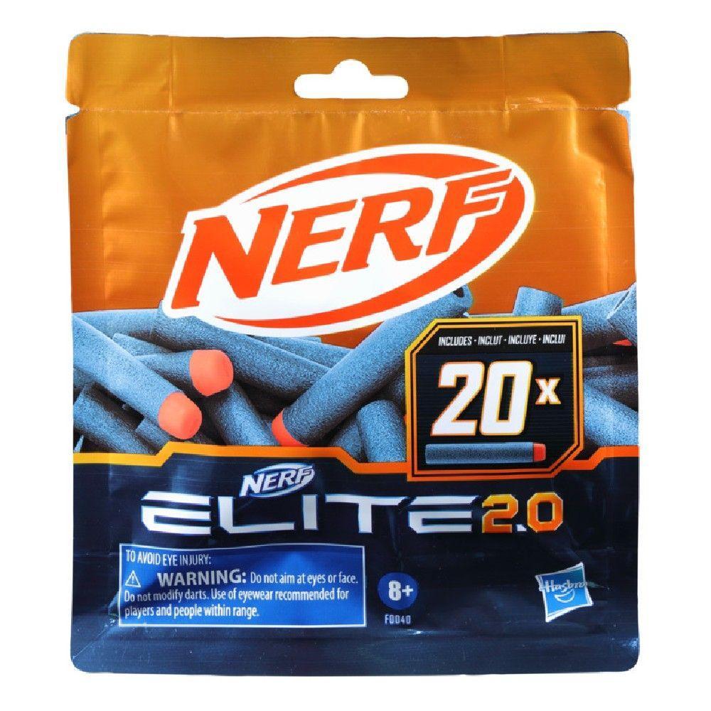Refil Nerf Dardos Elite 2.0 com 20 Dardos - Hasbro - 2