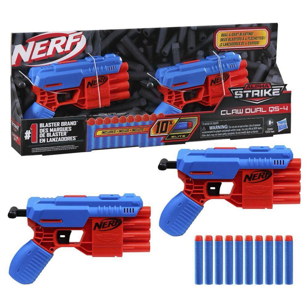 Lança Dardos Nerf Alpha Strike Claw Dual - Hasbro - 1