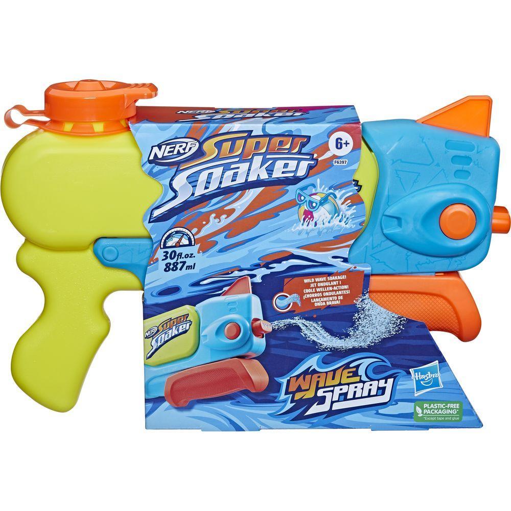 Lança Água Nerf Super Soaker Wave Spray - Hasbro - 1