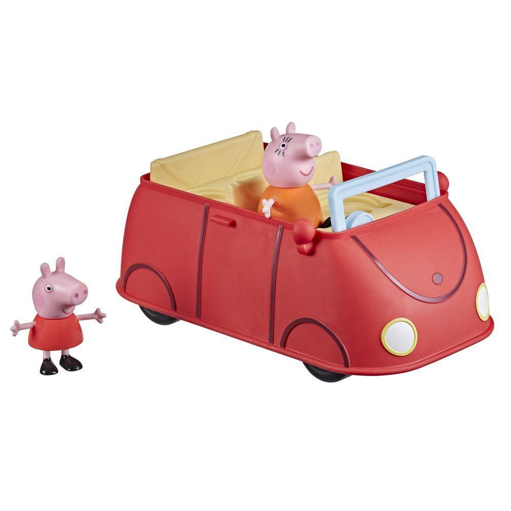 Peppa Pig com Veículo Carro Vermelho e Sua Família - Hasbro - 2