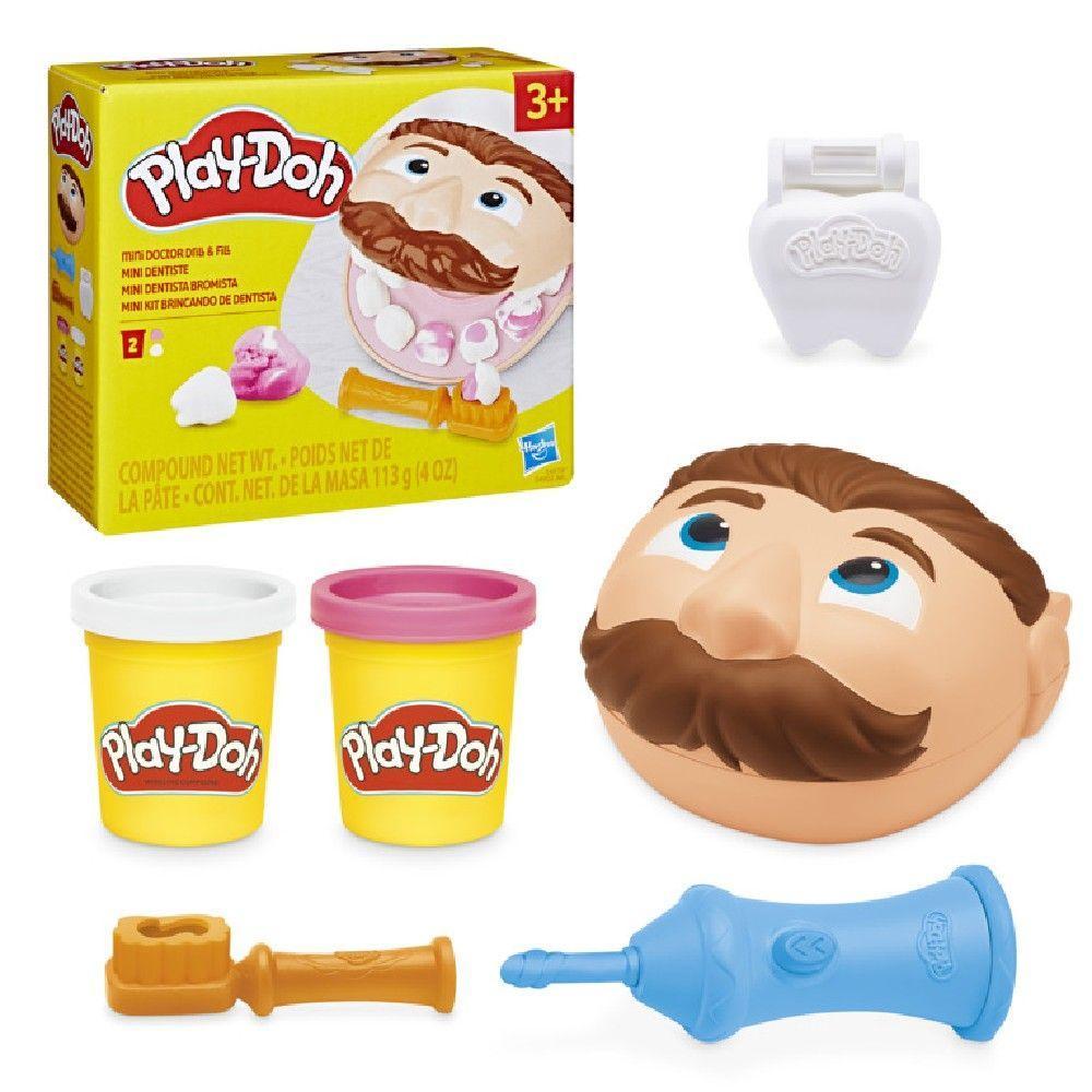 Playdoh Massa Modelar Mini Kit Brincando de Dentista - Hasbro - 1