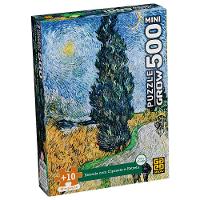 Puzzle 500 Peças Mini Estrada com Cipreste e Estrela - Grow - 1