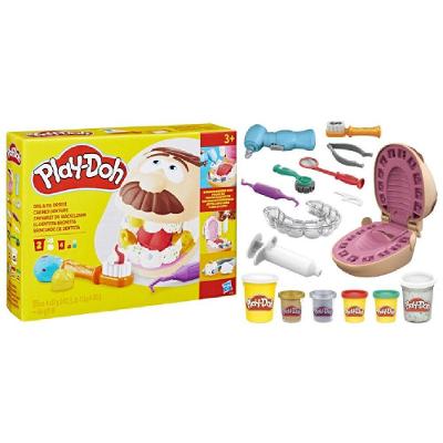 Massa de Modelar PlayDoh Brincando de Dentista - Hasbro