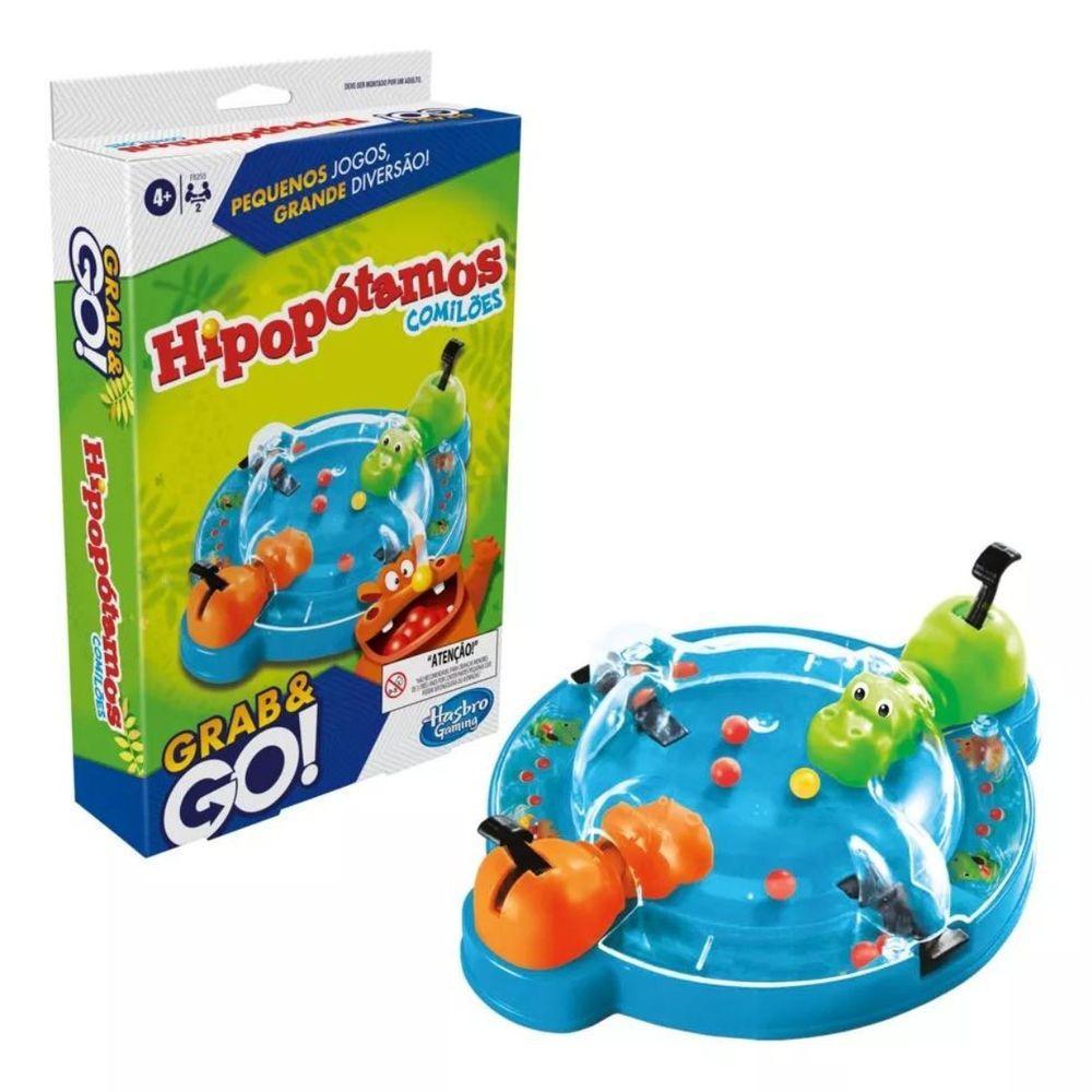 Jogo Hipopótamos Comilões Grab and Go - Hasbro - 3