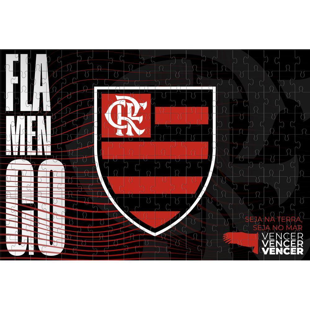 Quebra-Cabeça Flamengo Brasão 200 Peças - Mimo - 2