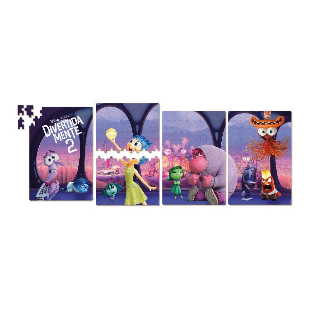 Quebra-Cabeça Emoções Divertidamente 2 4X100 Peças - Xalingo - 2