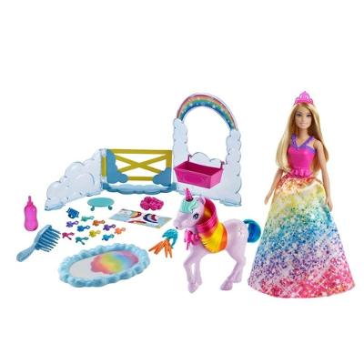 Barbie Dreamtopia Playset Arco Íris com Unicórnio - Mattel