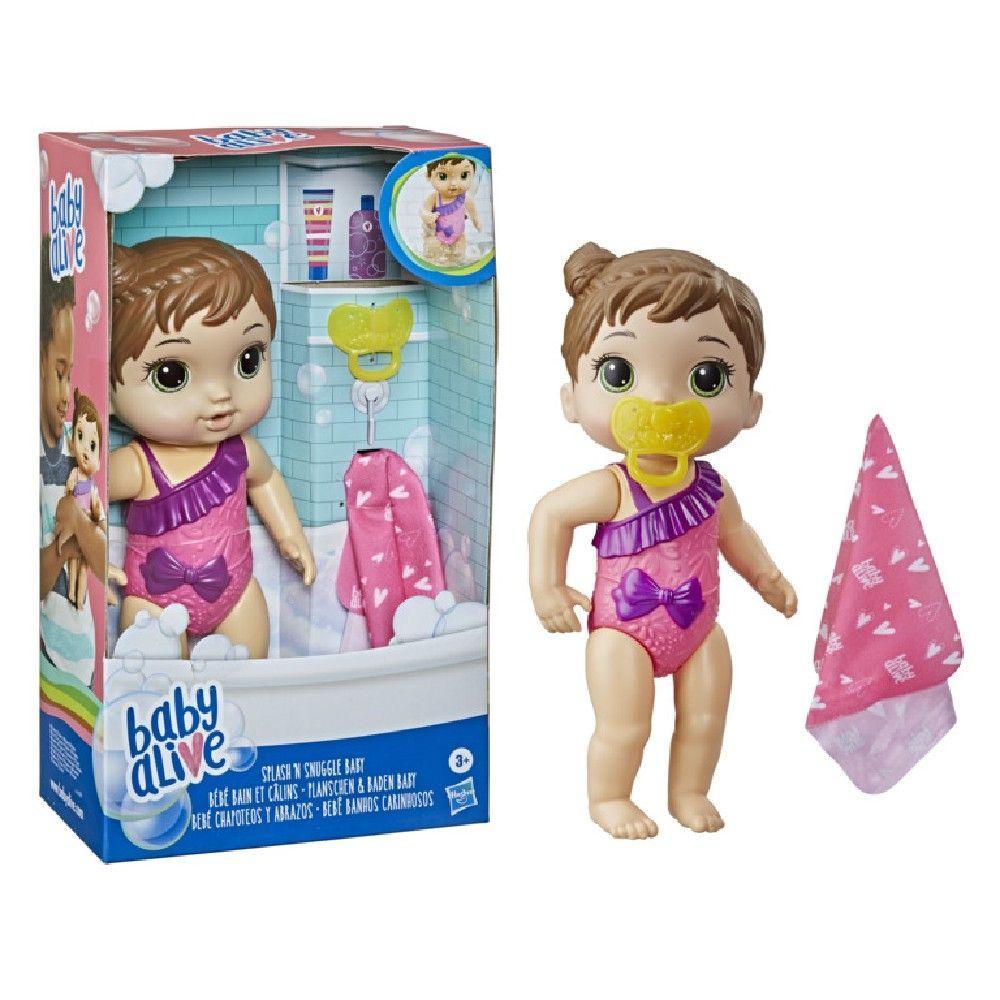 Baby Alive Bebê Banhos Carinhosos Morena - Hasbro - 1