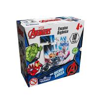 Mini Quebra-Cabeça Avengers Madeira Display com 6 - Pais e Filhos - 2