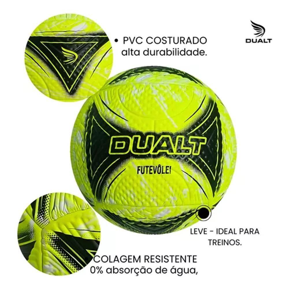 Bola Dualt Futevôlei Amarela - Topper - 3
