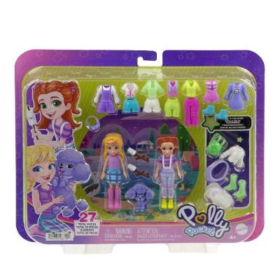 Polly Pocket Pacote de Modas Diversão de Acampamento - Mattel