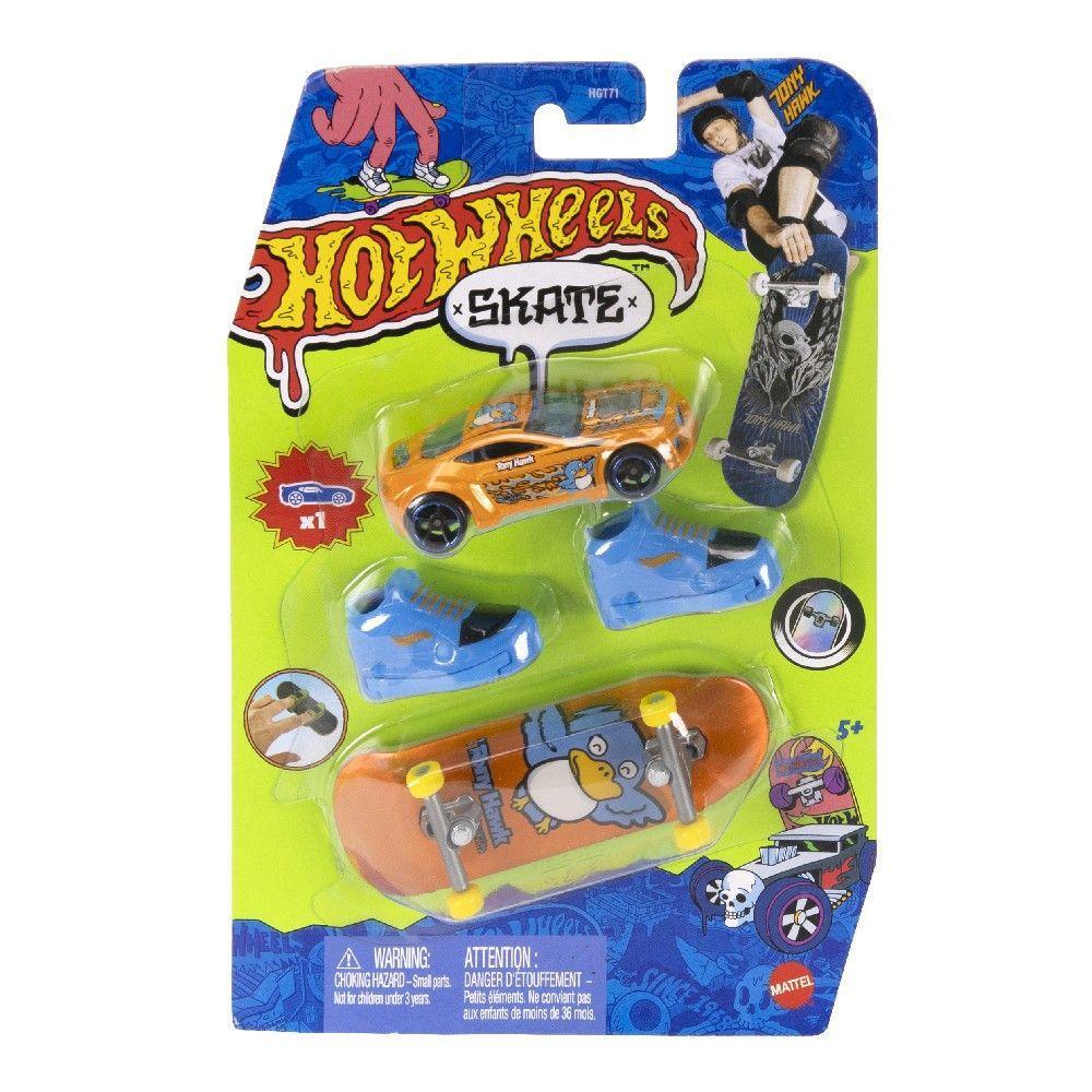 Hot Wheels Skate de Dedo Pássaro Azul e Laranja - Mattel - 1