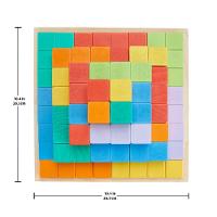 Fisher-Price Pirâmide de Blocos de Madeira - Mattel - 3