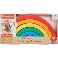 Fisher-Price Arco-Íris de Madeira Empilhável - Mattel - 3