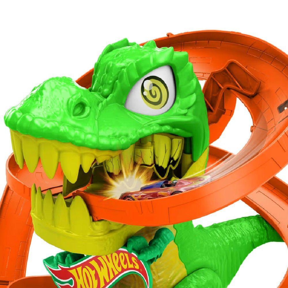 Hot Wheels City Pista T-Rex X Quartel de Bombeiros - Mattel - 2