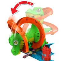 Hot Wheels City Pista T-Rex X Quartel de Bombeiros - Mattel
