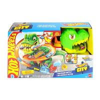 Hot Wheels City Pista T-Rex X Quartel de Bombeiros - Mattel - 6