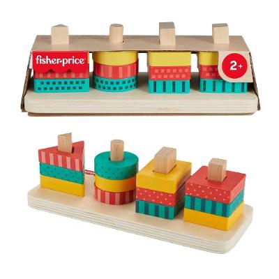 Fisher-Price Classificador de Formas de Madeira - Mattel