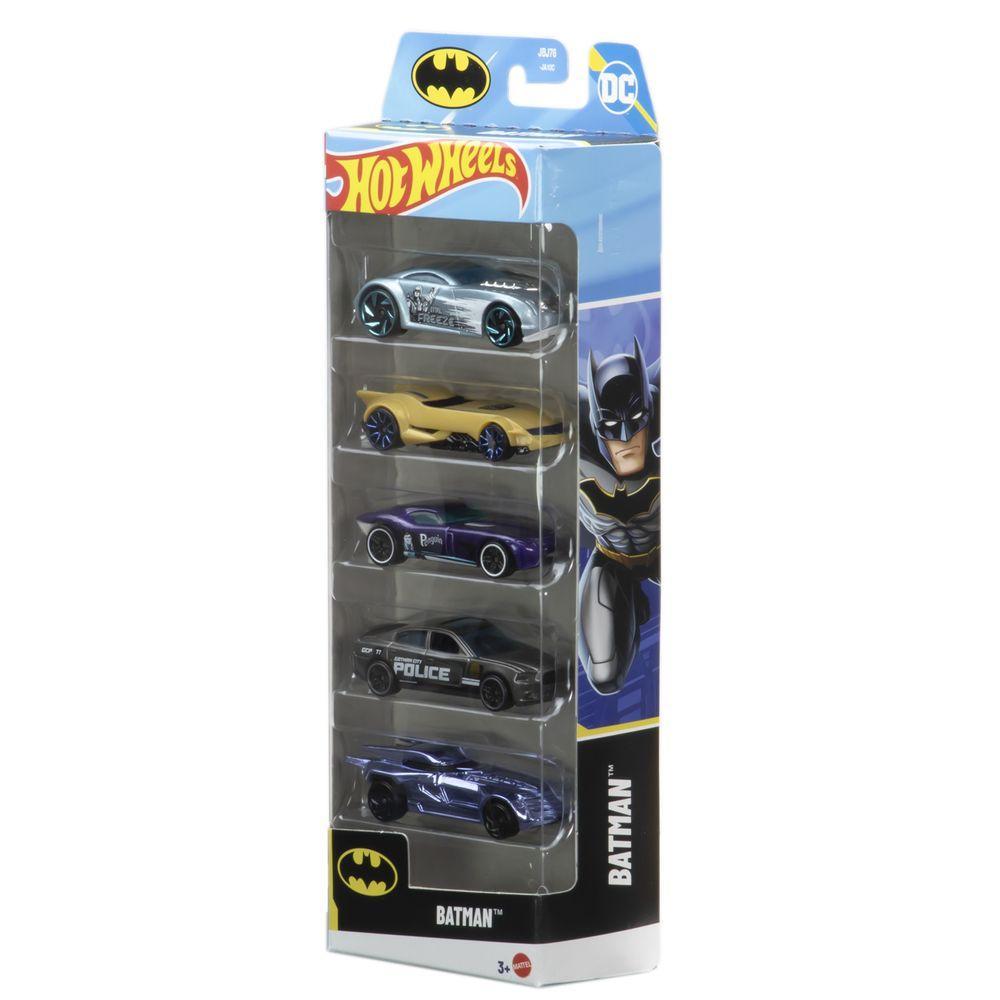 Hot Wheels Pacote 5 Veículos Batman - Mattel - 2