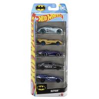 Hot Wheels Pacote 5 Veículos Batman - Mattel - 1