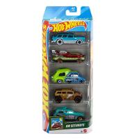 Hot Wheels Pacote 5 Veículos HW Getaways - Mattel - 1