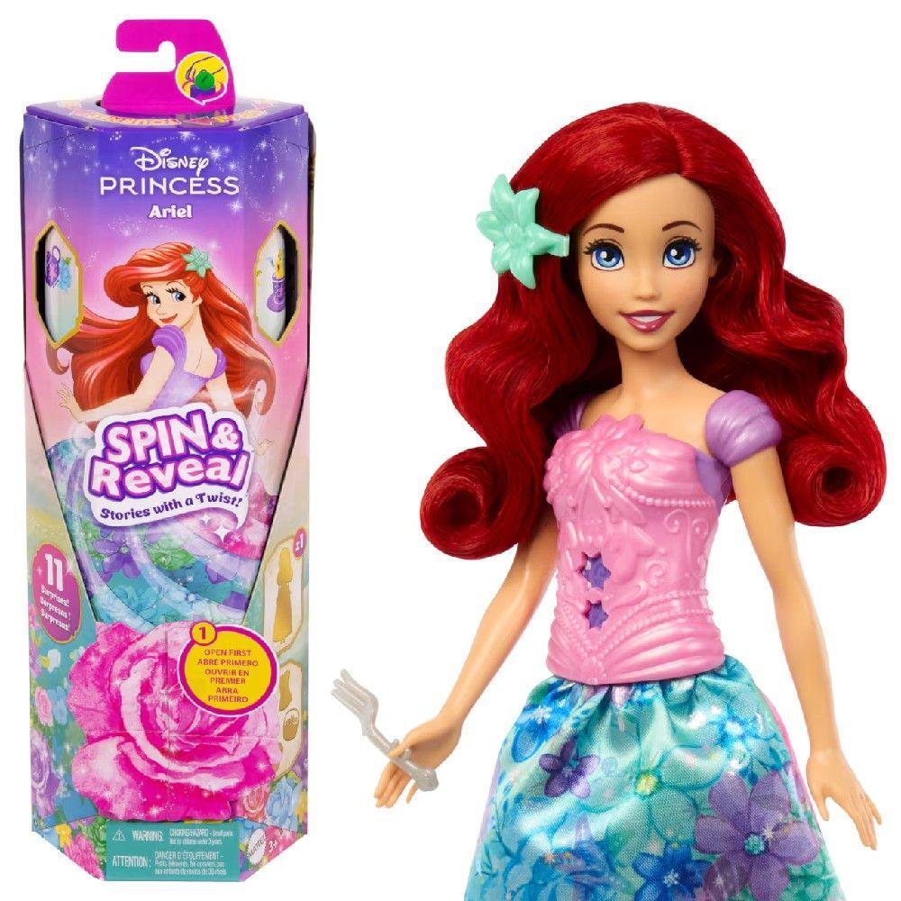 Disney Princesa Ariel Spin and Reveal Flores - Mattel - 1