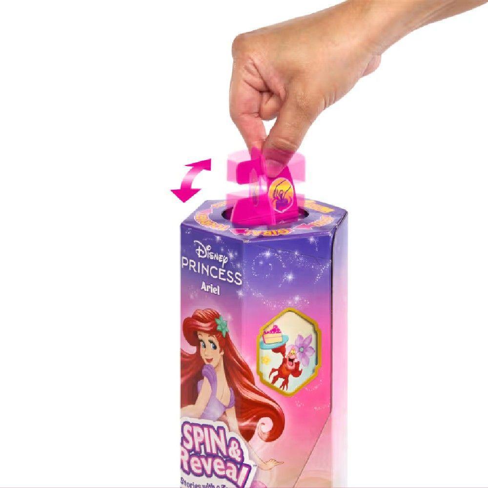 Disney Princesa Ariel Spin and Reveal Flores - Mattel - 3