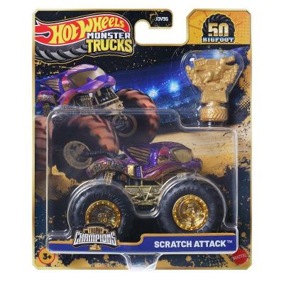 Hot Wheels Monster Trucks Troféu Bigfoot Scratch - Mattel