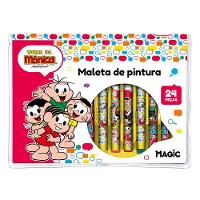 Turma da Mônica Maleta Pintura 24 Peças - Ciranda Cultural - 1