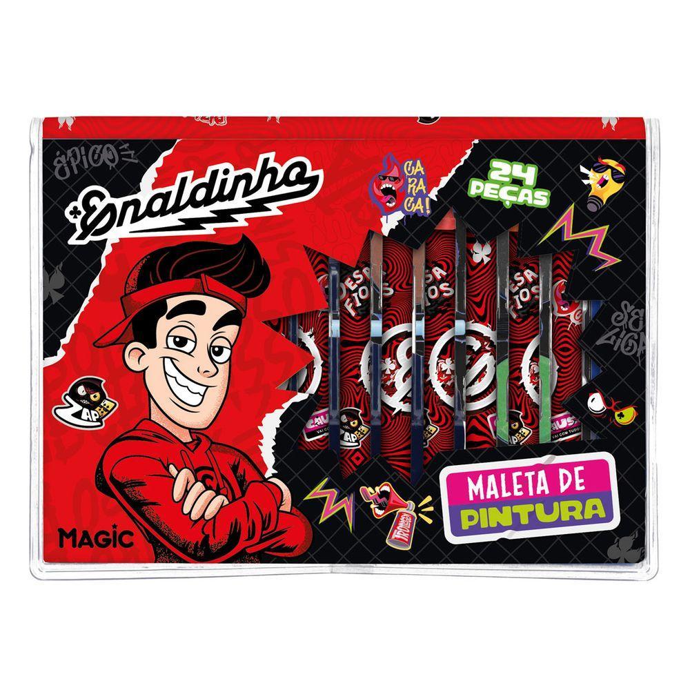 Enaldinho Maleta Kit de Pintura 24 Peças - Ciranda Cultural - 1