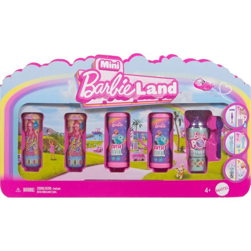 Barbie Mini BarbieLand Reveal Pacote com 5 - Mattel - 1