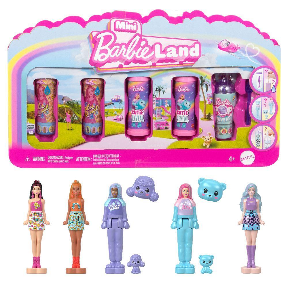 Barbie Mini BarbieLand Reveal Pacote com 5 - Mattel - 2
