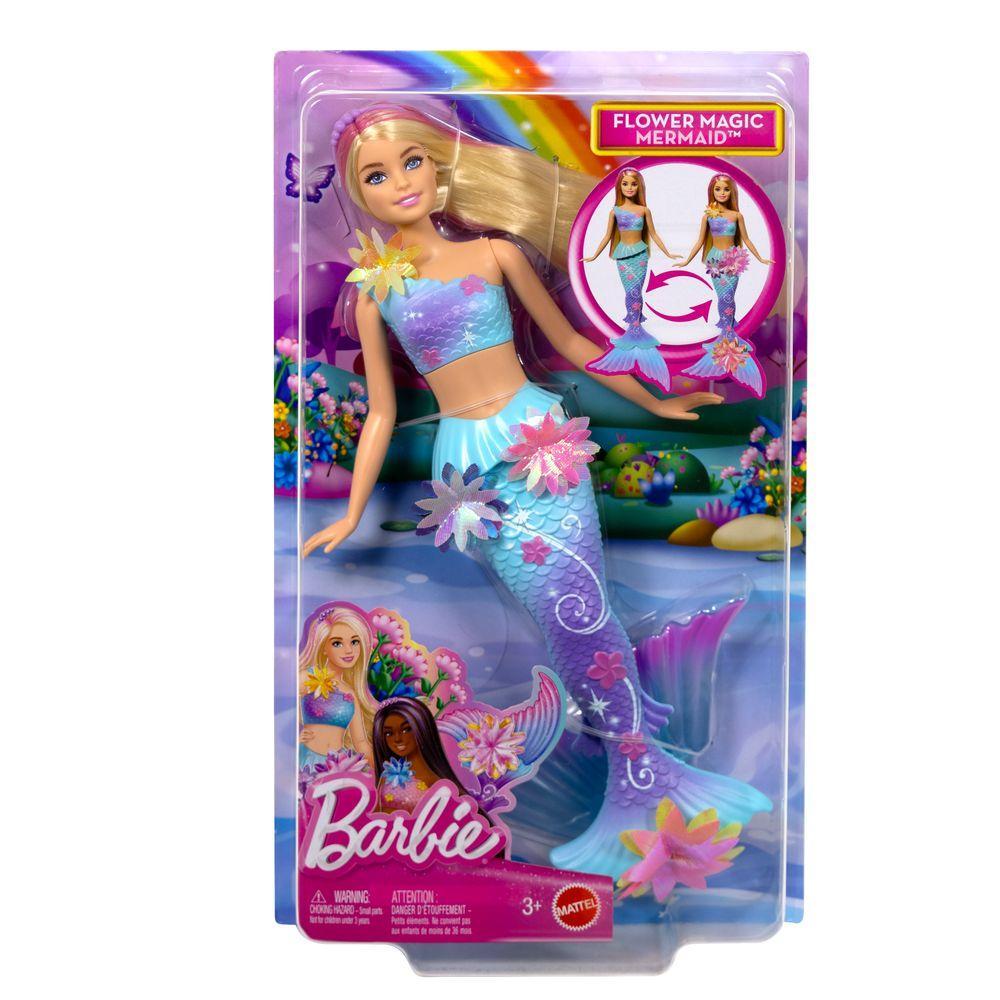 Barbie Boneca Sereia com Transformação de Flor - Mattel - 5