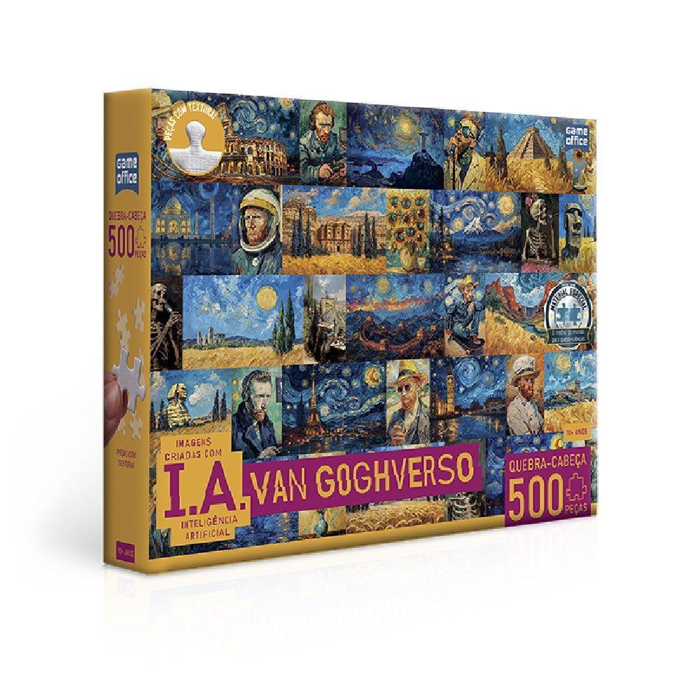 Quebra-cabeça 500 Peças IA Van Gogh Verso - Toyster - 1