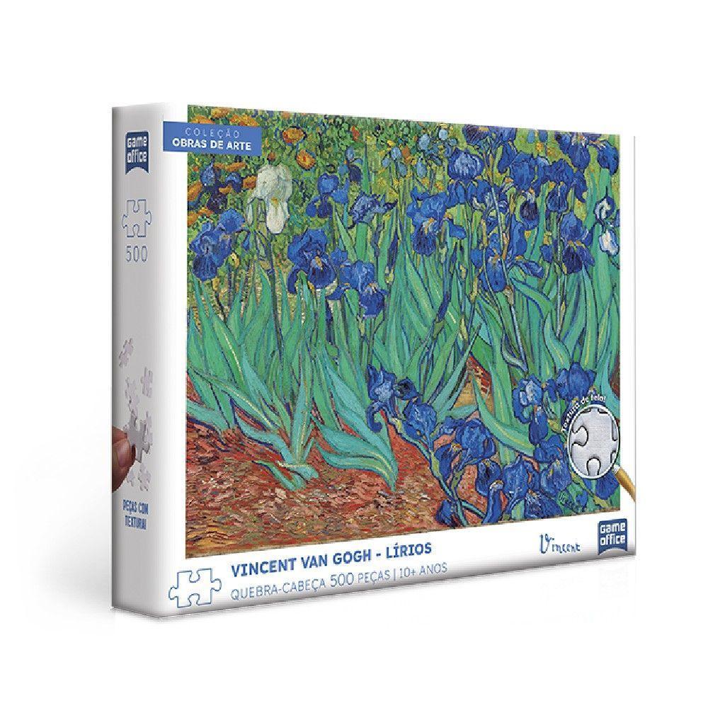 Quebra-cabeça 500 Peças Vicent Van Gogh Lírios - Toyster - 1