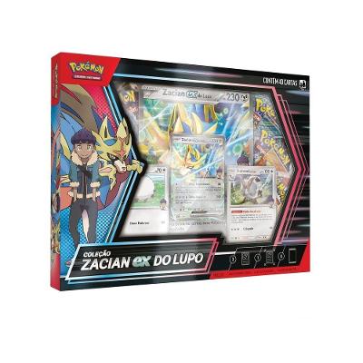 Pokémon Box Zacian Ex do Lupo - Copag