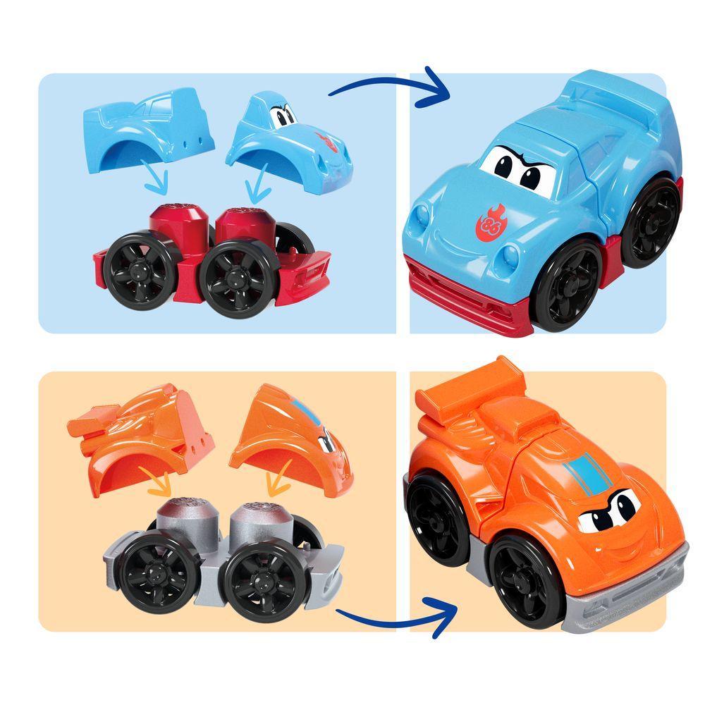 Mega Bloks Caminhão de Corridas Construa e Corra - Mattel - 3