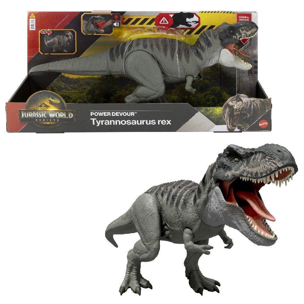 Jurassic World Dinossauro Rebirth Power Devour T-Rex - Mattel - 1