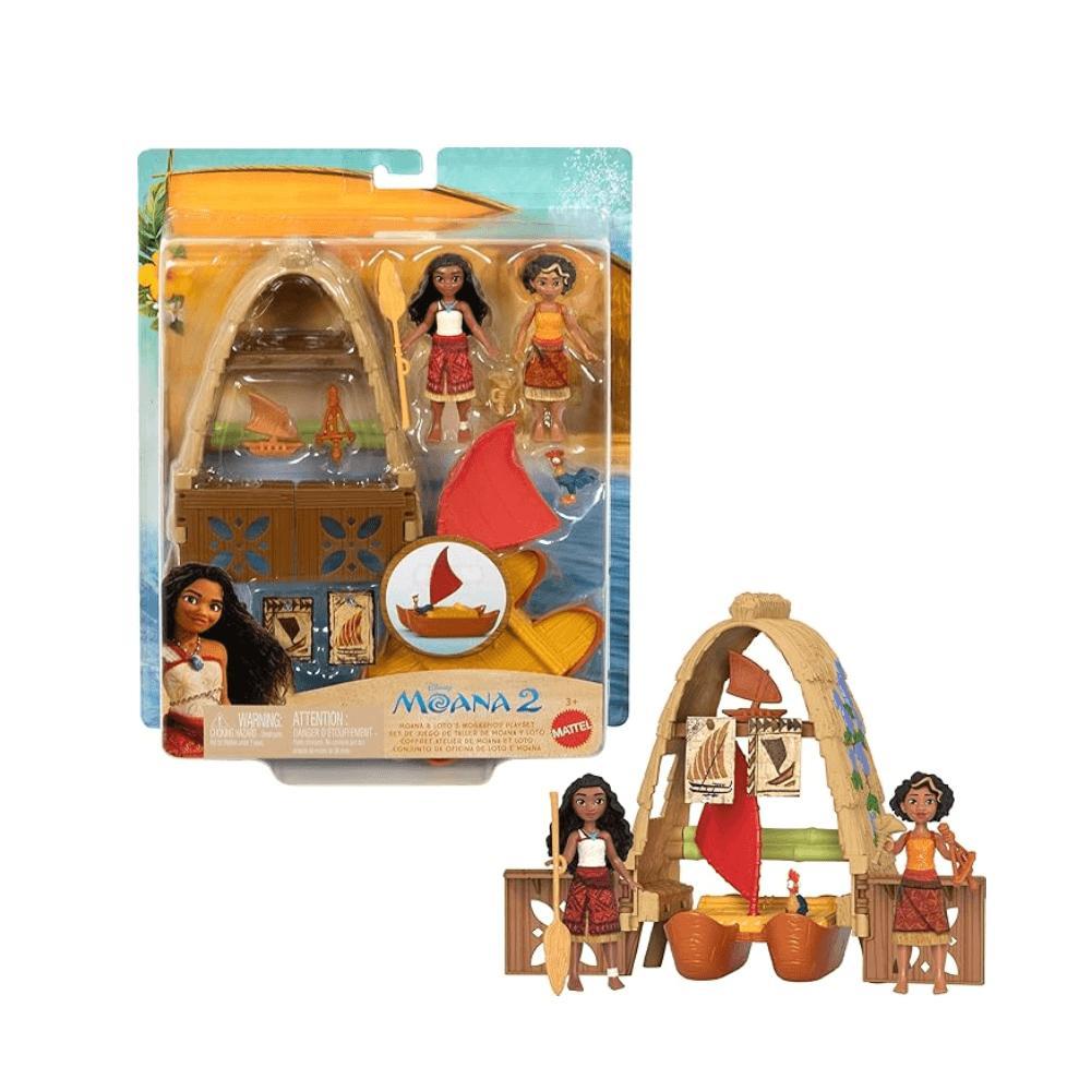 Conjunto Moana 2 e Loto com Acessórios - Mattel - 1