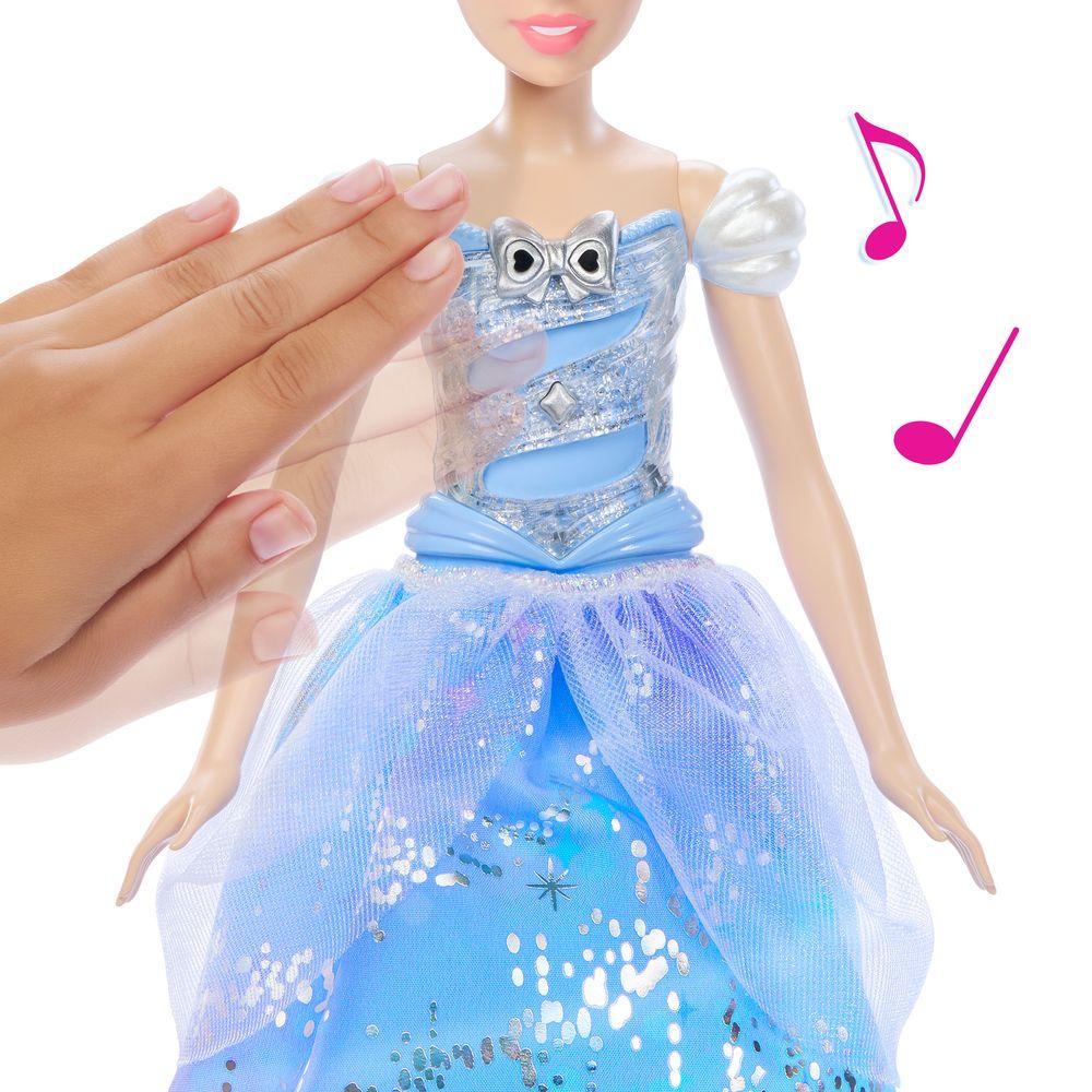 Disney Princesa Cinderela Vestido com Luzes - Mattel - 3