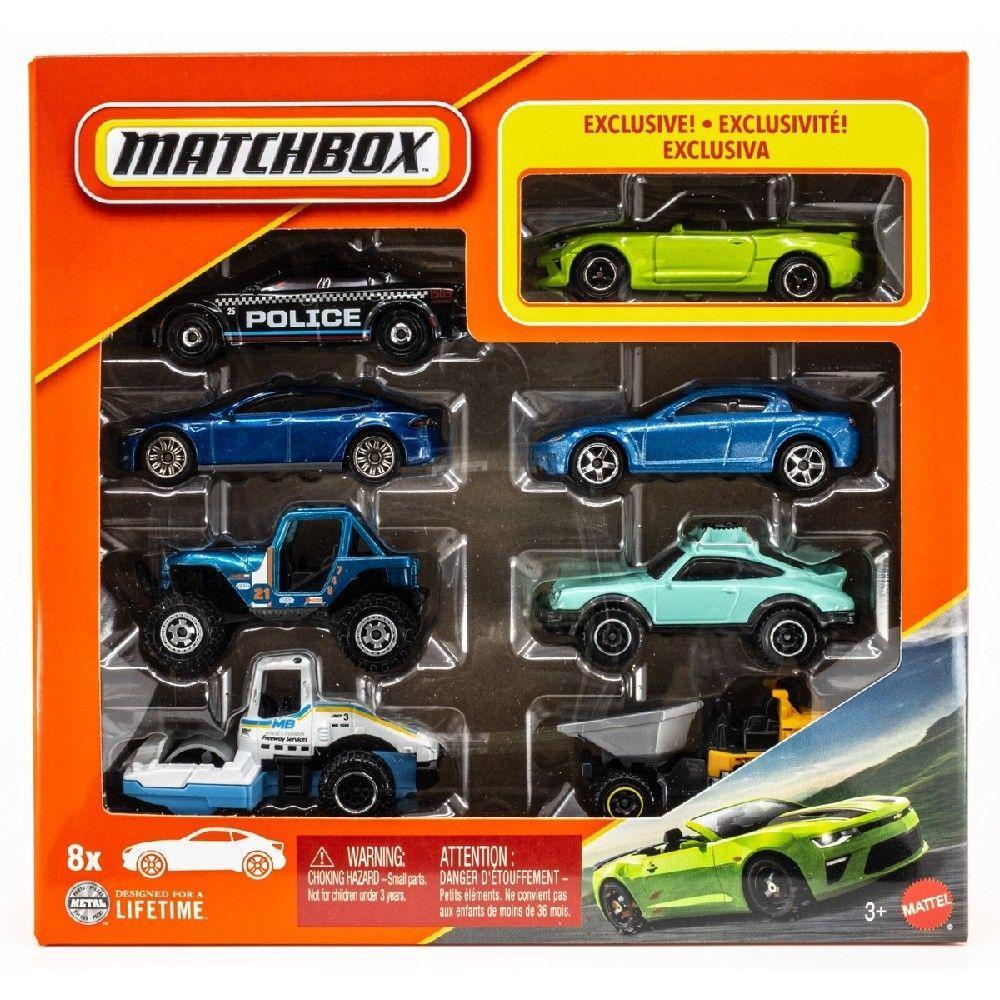 MatchBox Pacote com 8 Carrinhos - Mattel - 1