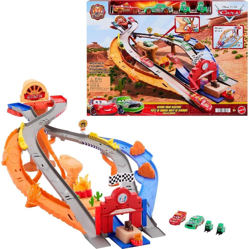 Disney Pixar Carros Pista Corrida e Resgate - Mattel - 1