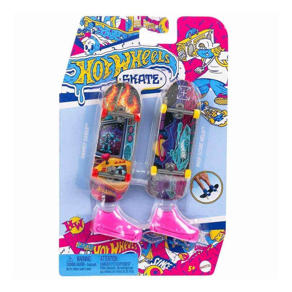 Hot Wheels Skate com Tênis Gnarly Gamer - Mattel - 1