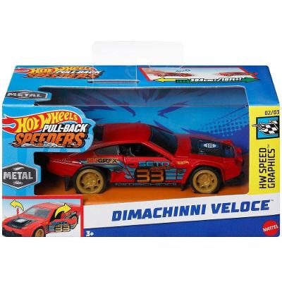 Hot Wheels Carro Pullback Dimachinni Veloce - Mattel