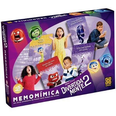 Jogo Memomímica Divertida Mente 2 - Grow