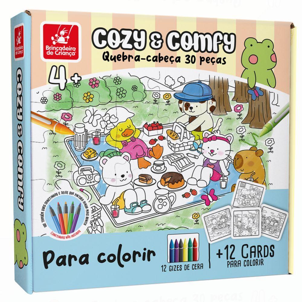 Quebra-cabeça Cozy e Comfy 30 Peças - Brincadeira de Criança - 1