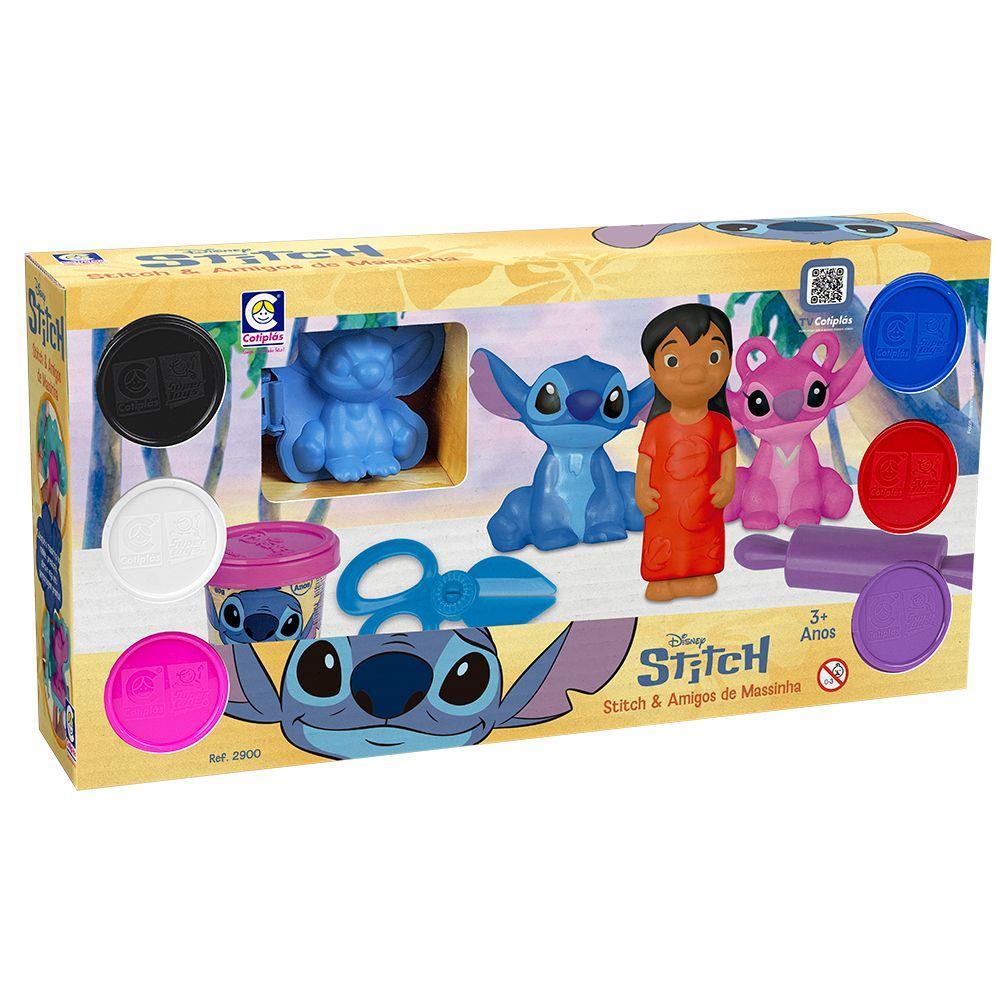 Kit Massinha Stitch e Amigos - Cotiplás - 1