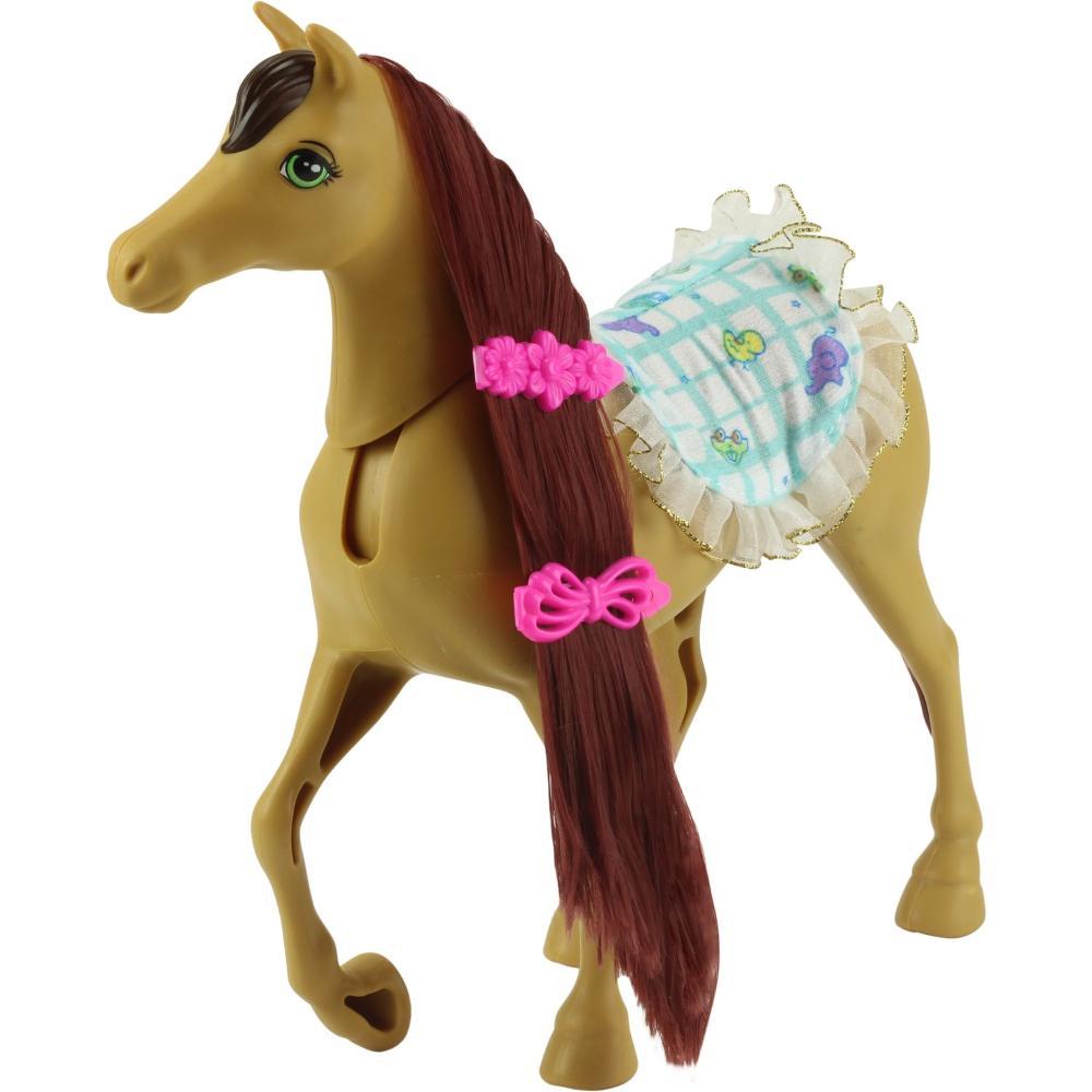 Conjunto Cavalinho Com Acessórios Marrom - BBR Toys - 1