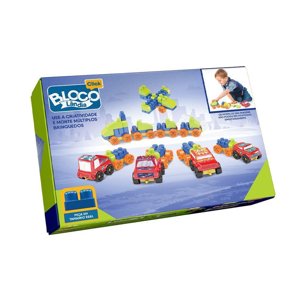 Monta Máquinas Blocolândia Click 68 Peças - Dismat - 1