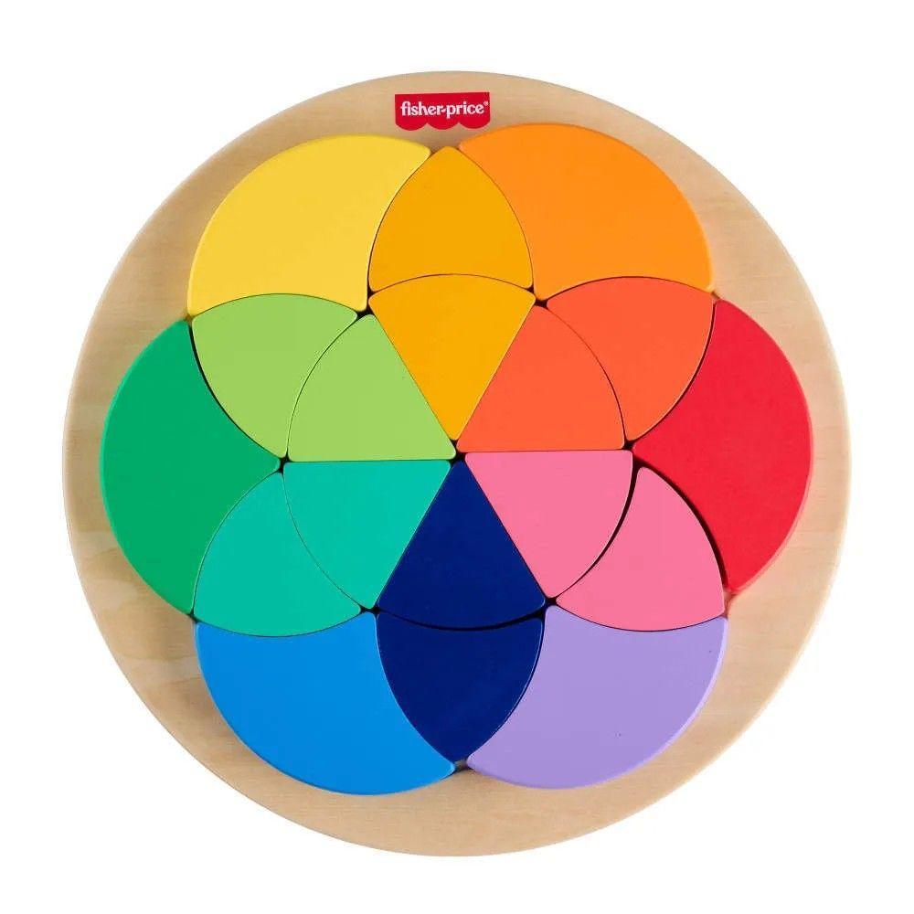 Fisher-Price Círculo de Cores Mágicas de Madeira - Mattel - 2